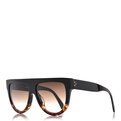 celine sunglasses 41026|CELINE Shadow Sunglasses CL 41026/S Black Havana.